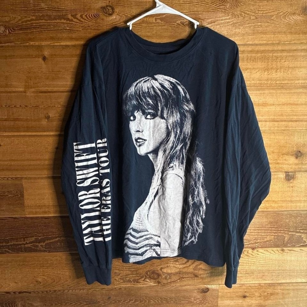 Y2K Taylor Swift The Eras Tour black long sleeve shirt